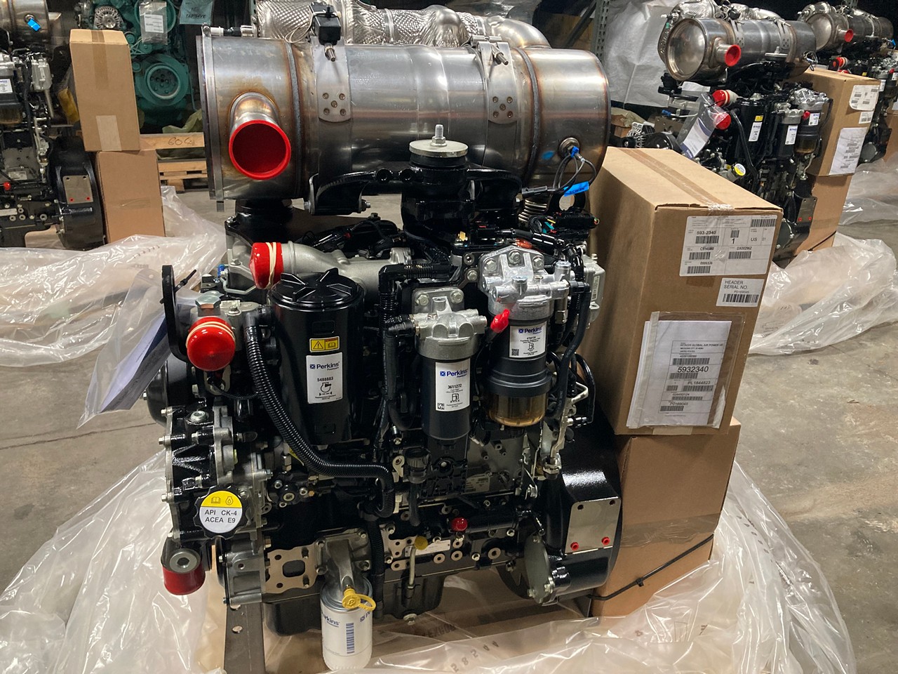 New 2023 Perkins 1204F-E44TA Electronic Diesel Engine – 122hp